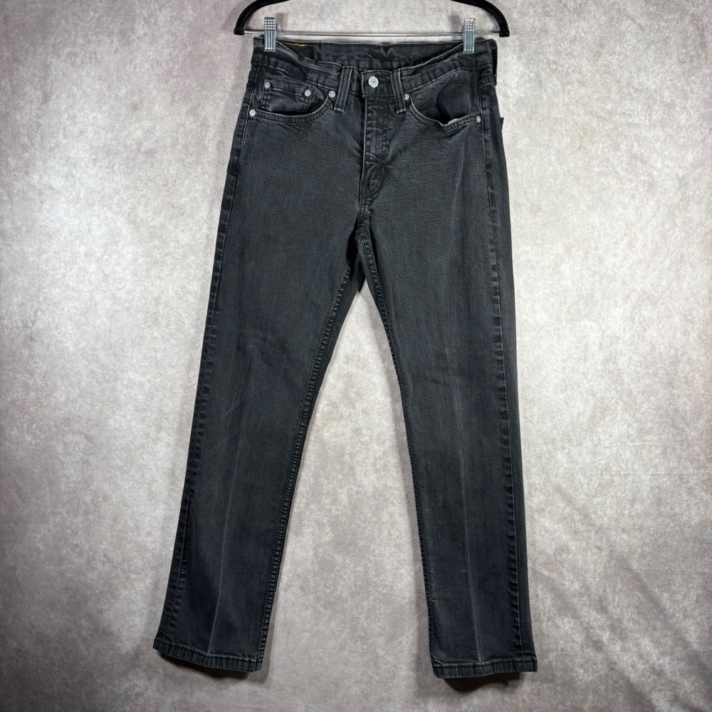 Levi's Jeans Mens 31x30 Black 514 Straight Fit Denim Casual Classic Everyday‎